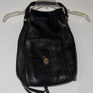Coach backpack, black, used